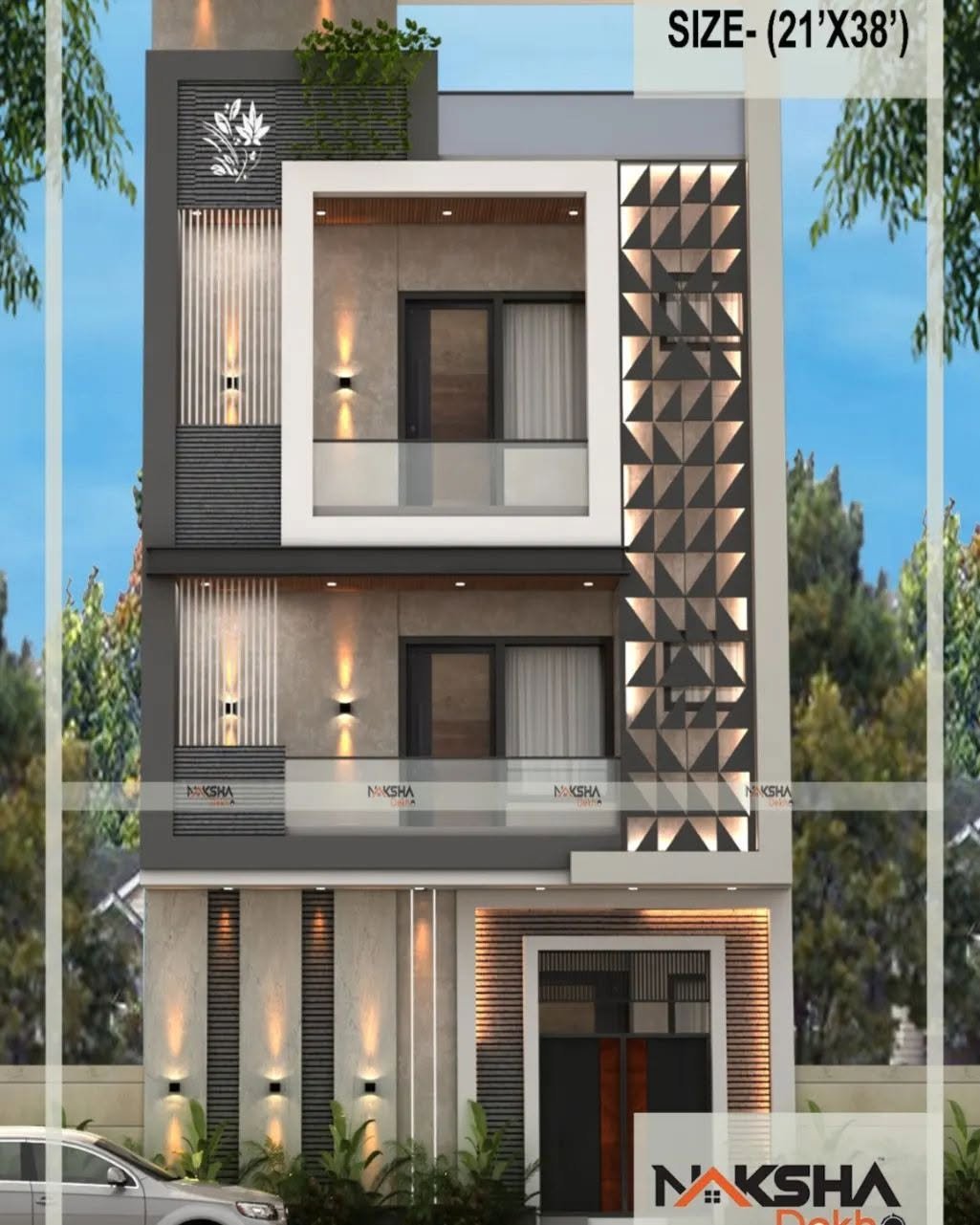 West Facing Three Floor House