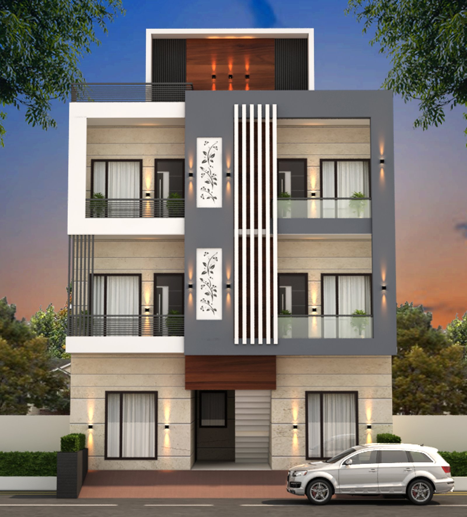 NorthFacing elevation
