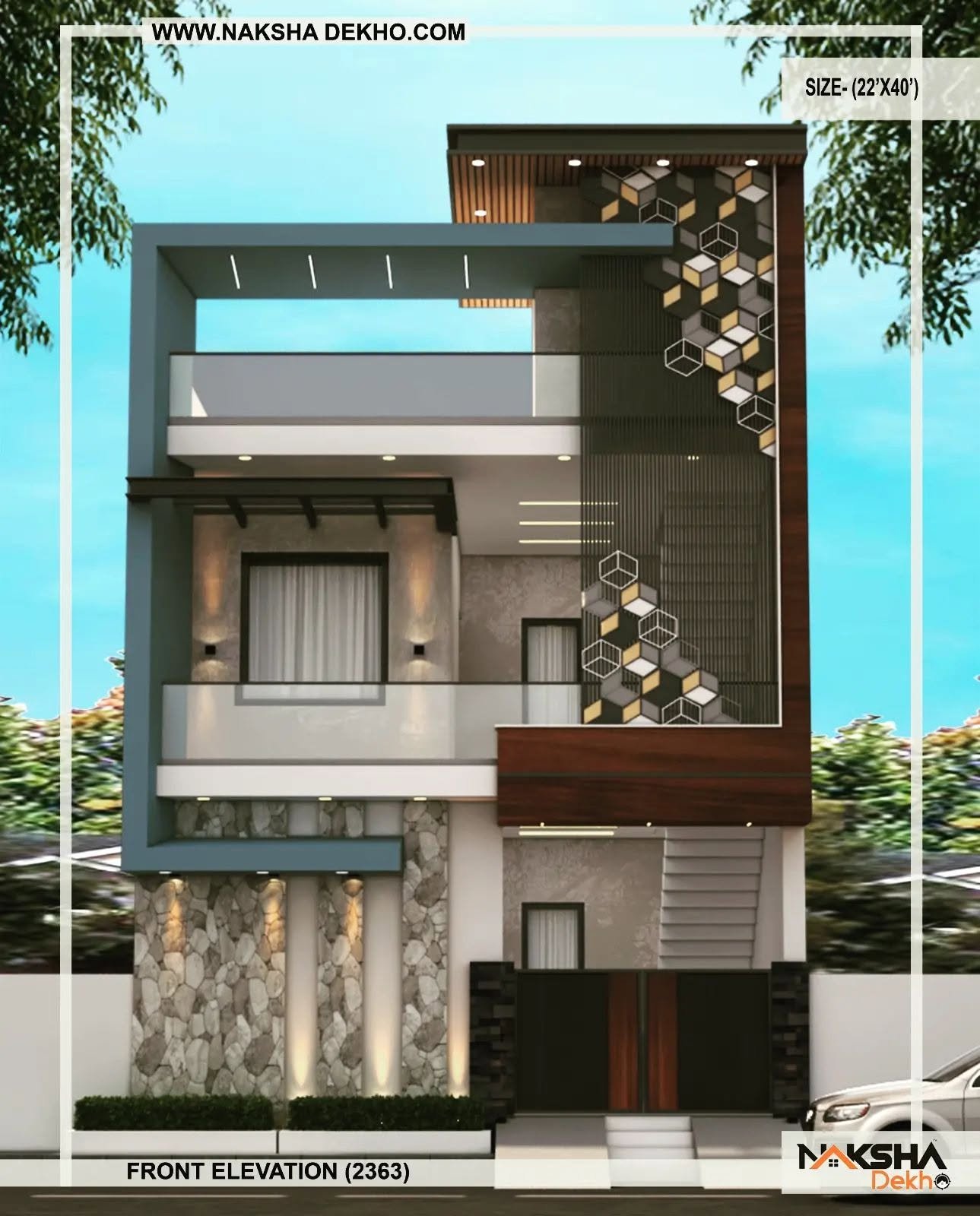 East Small Duplex Home