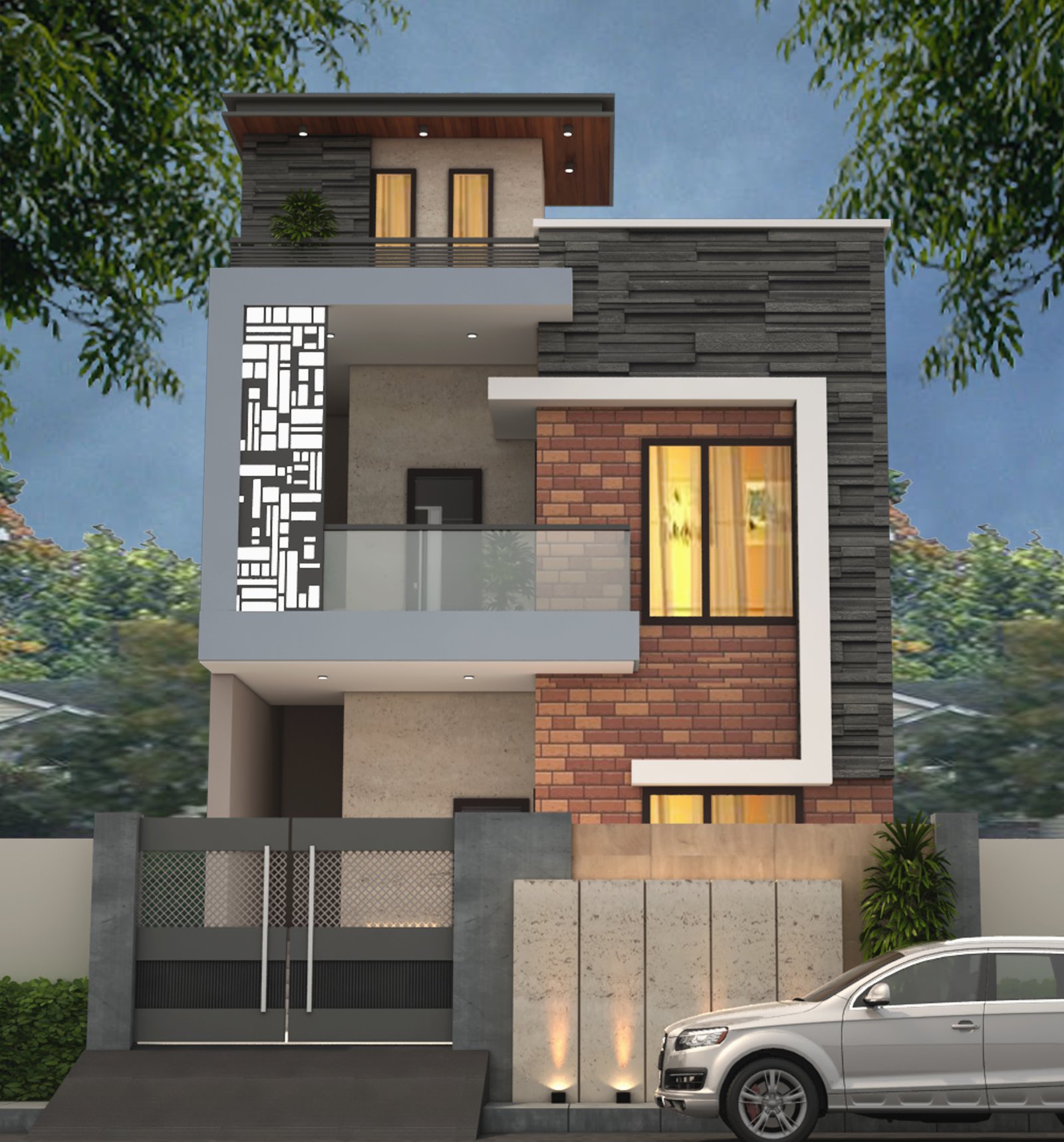 North Facing elevation
