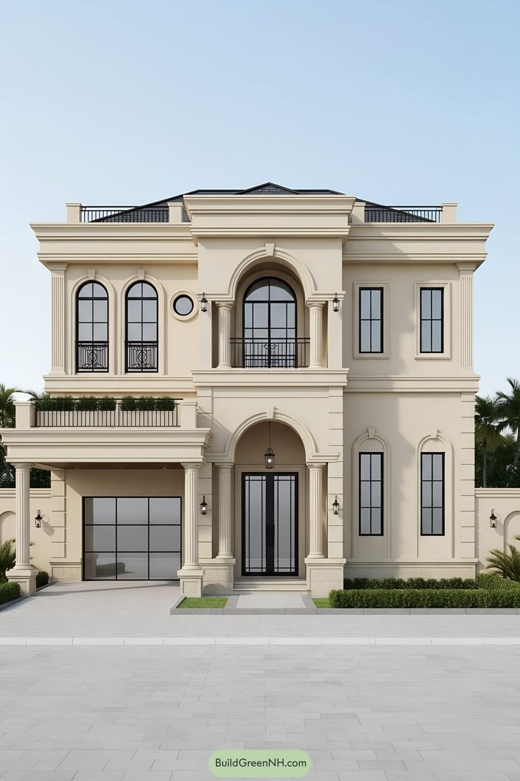 TRIPLE STORY BEAUTIFULL CLASSIC ELEVATION