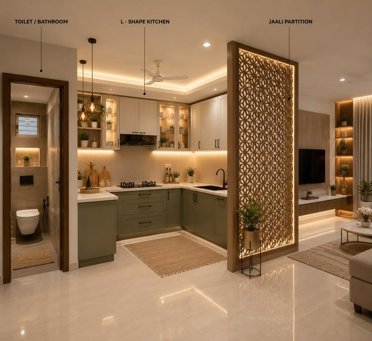 Cozy Modern Kitchen