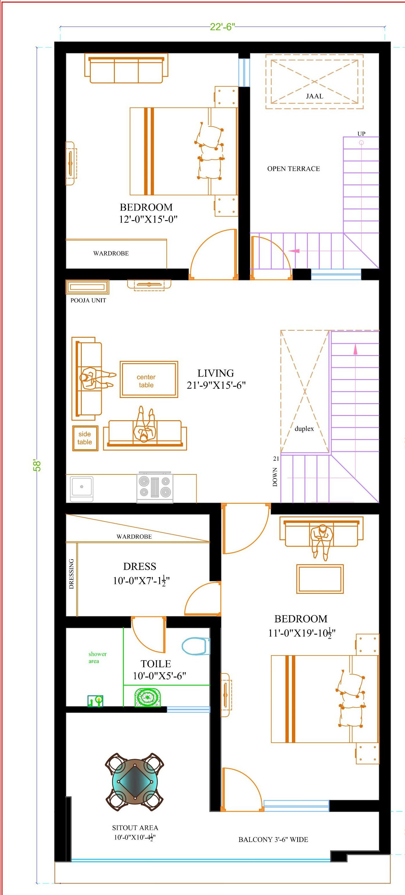 WEST (1165 SQFT)