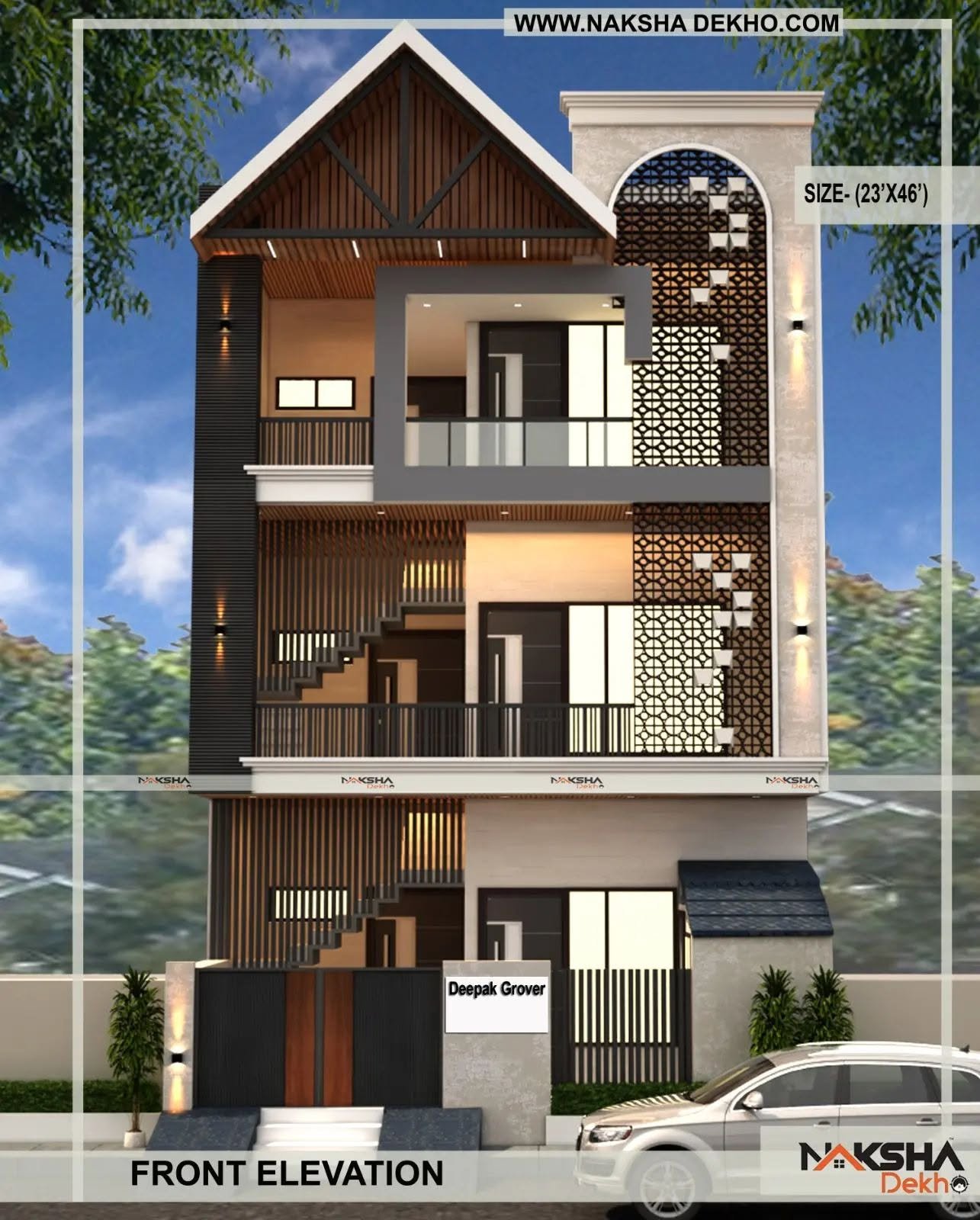 SOUTH FACING THREE FLOOR HOUSE